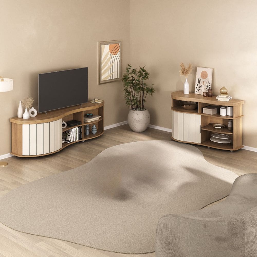 Conjunto Sala de Estar: Buffet  Magnum + Rack Magnum