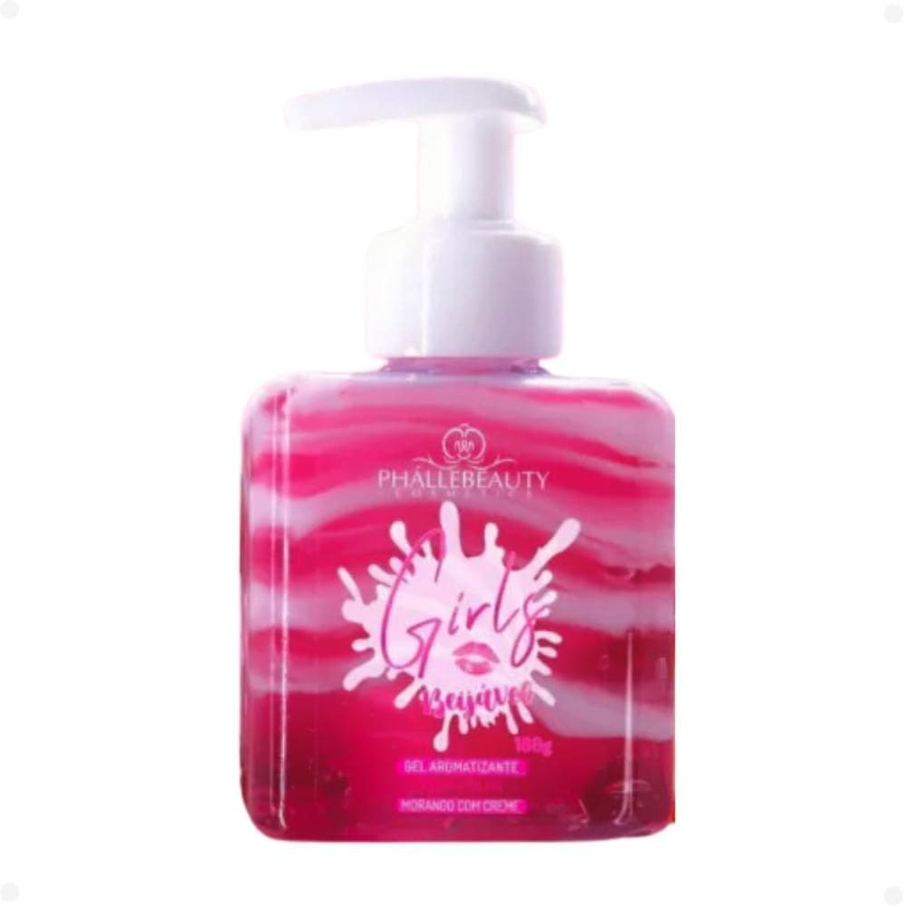 Hidratante Phállebeauty Girls Gel Aromatizante Morango Com Creme 180g