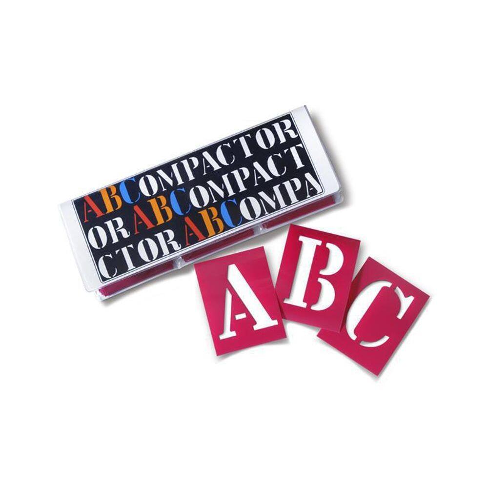 Letras Vazadas Abc 75Mm Compactor