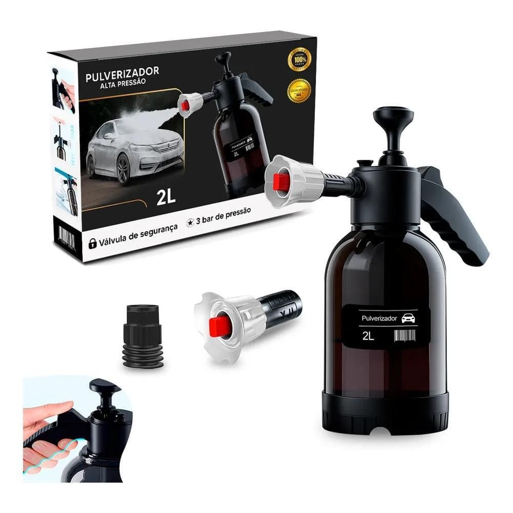 2X Laurine Pulverizador Borrifador Alta Pressão Snow Foam 2L