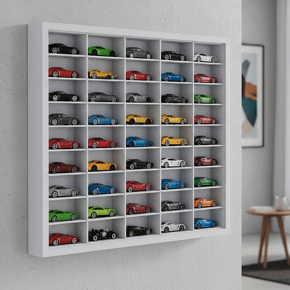 Estante para Quarto Infantil Miniaturas Branco