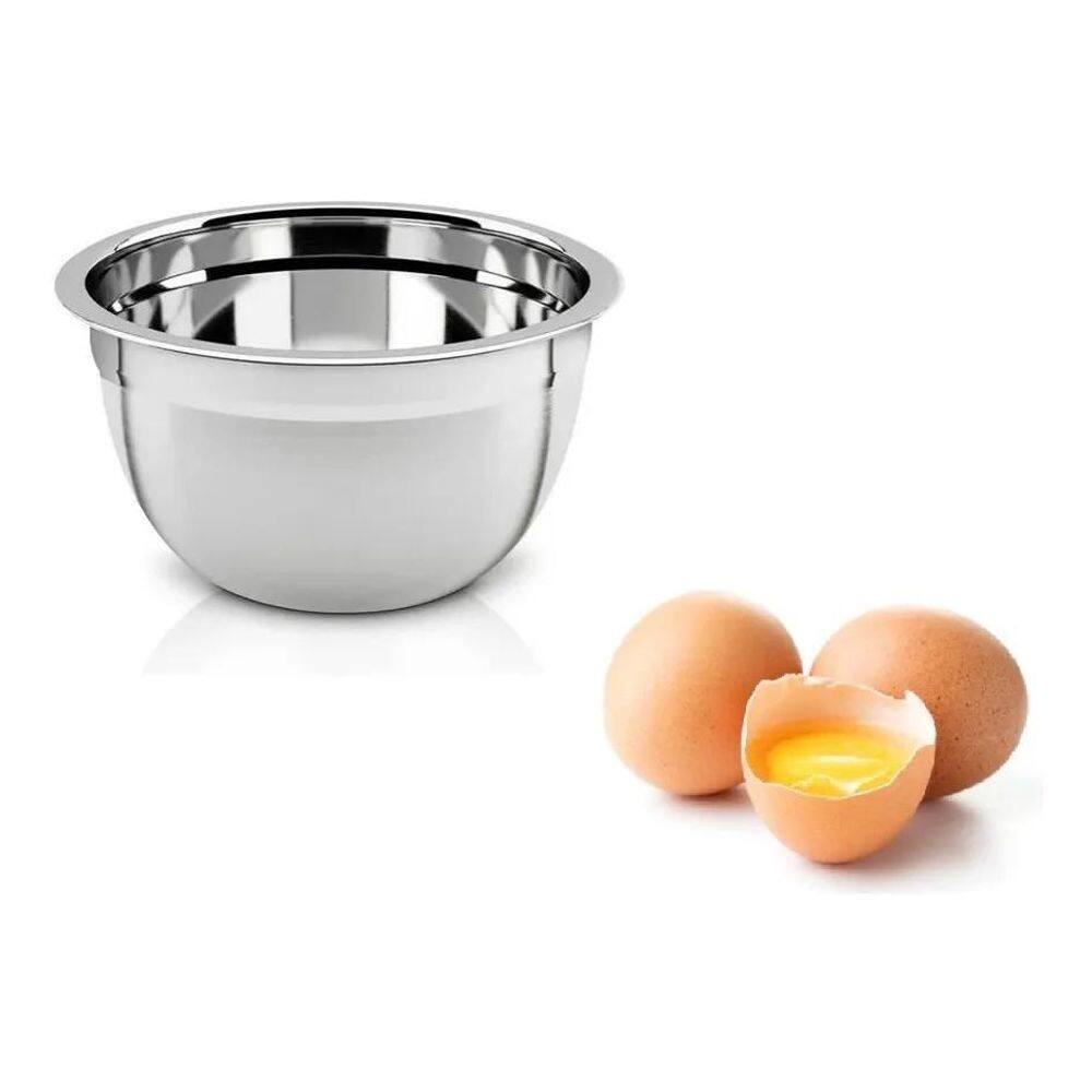 10X Saladeira Tigela Bowl Inox 30 Cm Multiuso