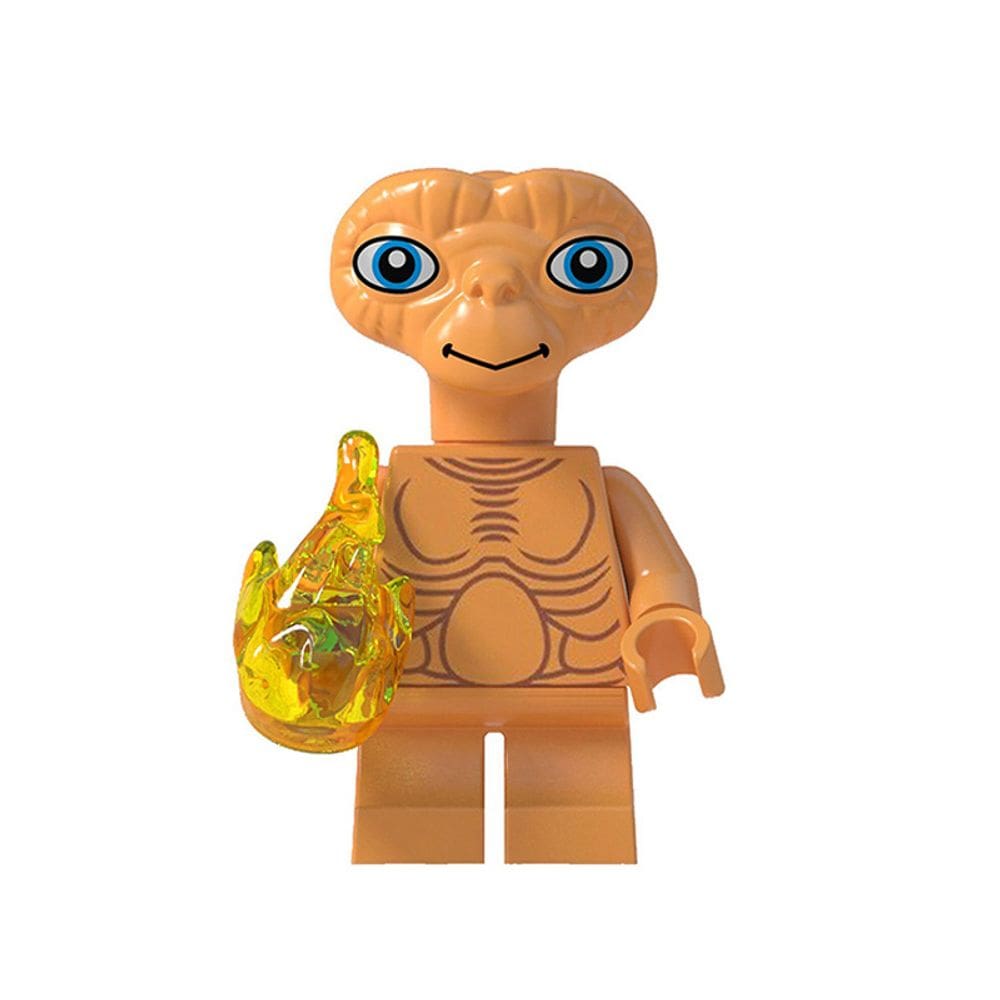 Boneco Et Extraterrestre Bloco De Montar