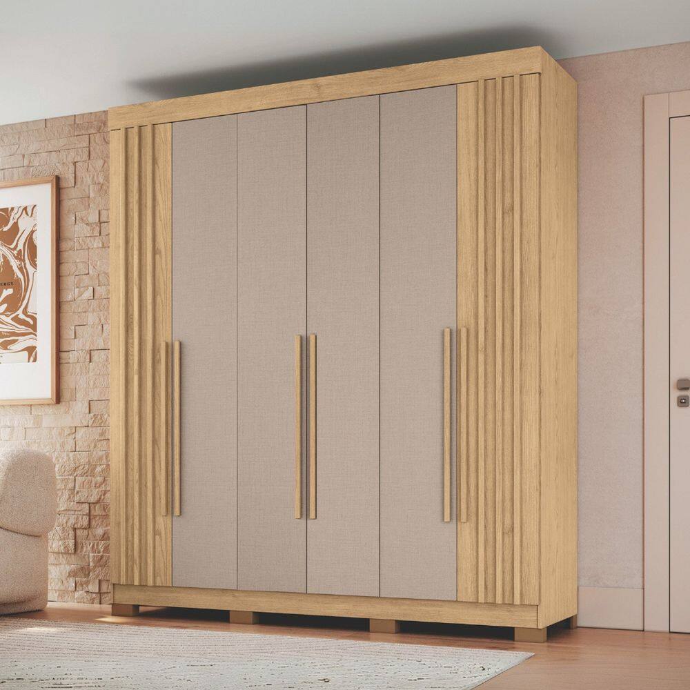 Guarda-roupa 6 Portas 2 Gavetas Verona Angelin/Duna