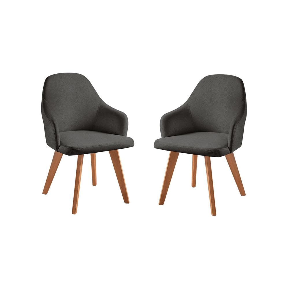 Kit 2 Cadeiras para Sala de Jantar Manuela Preto