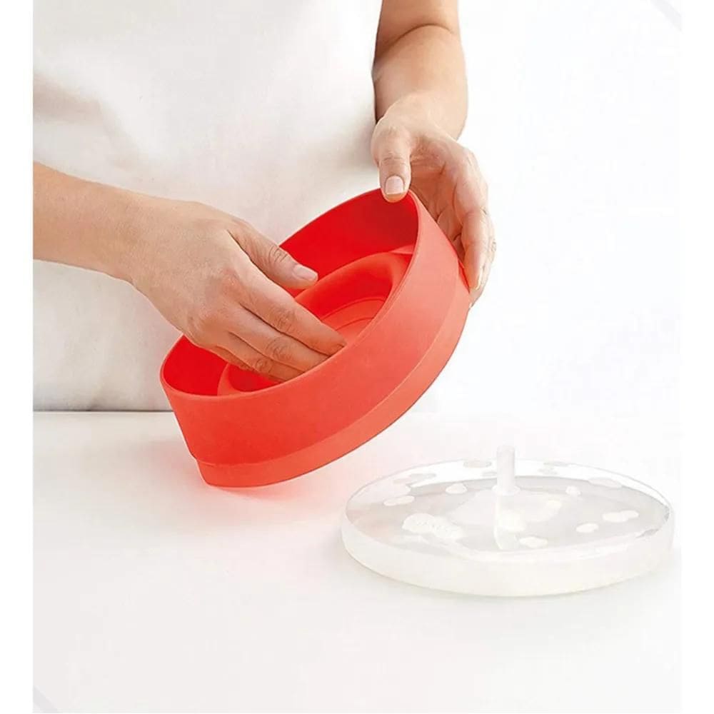 2X Vasilha Retrátil Silicone Pipoqueira Jumbo Pipoca Microon