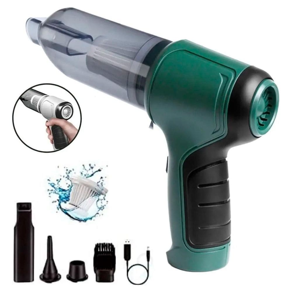 Mini Aspirador Elétrico Portátil Carros Recarregável Pó