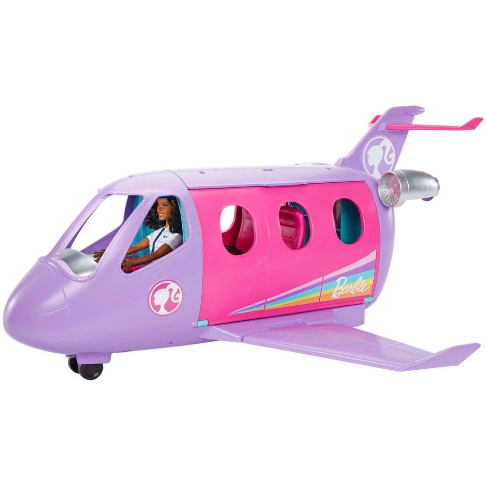 Conjunto de brinquedos Barbie Airplane Adventures Pilot Doll com mais de 15 Acc