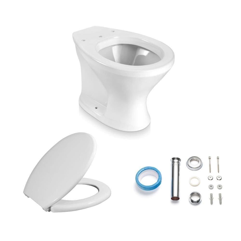Kit Vaso Sanitário Convencional Infantil Icasa Branco