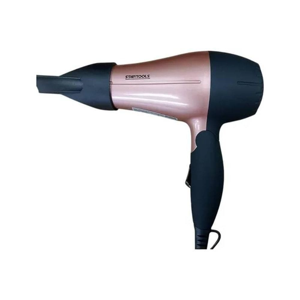 Secador De Cabelo Rosa Bivolt Manual 1200W