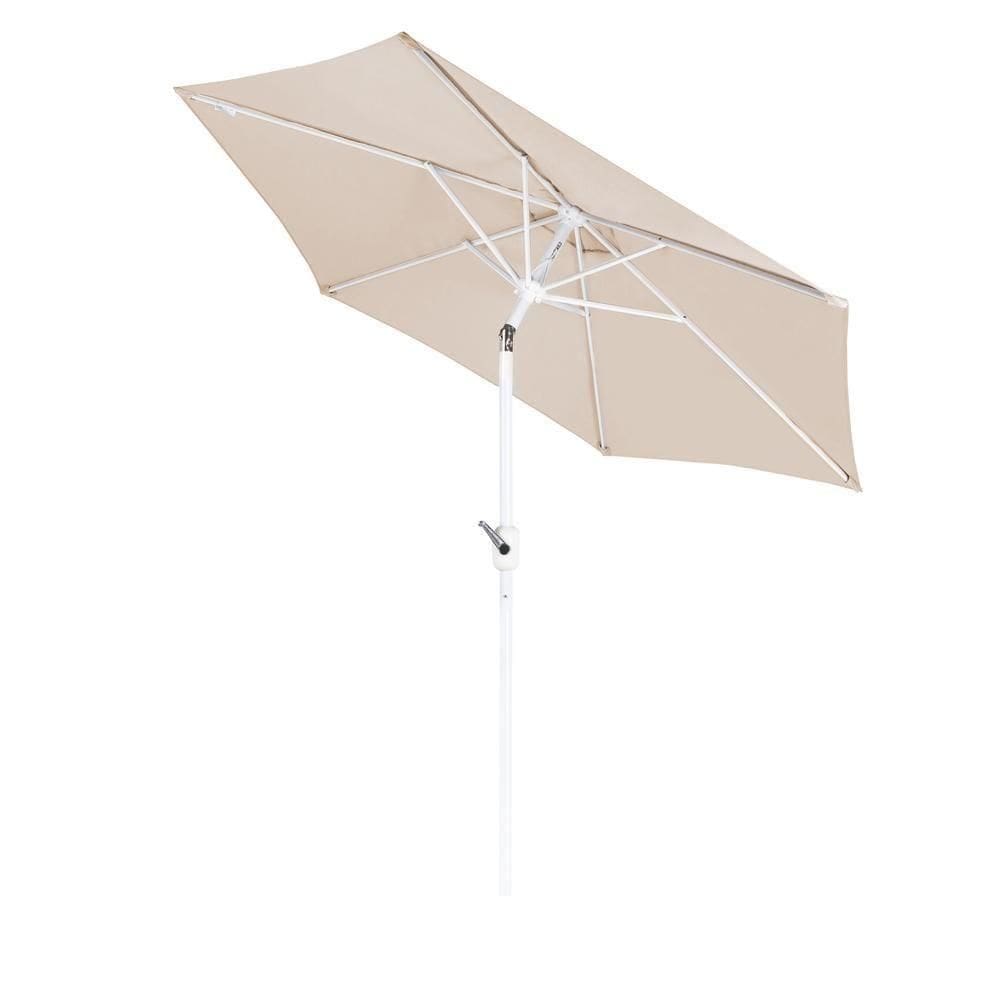Ombrelone Com Manivela Articulado 2,4m Mor Bege