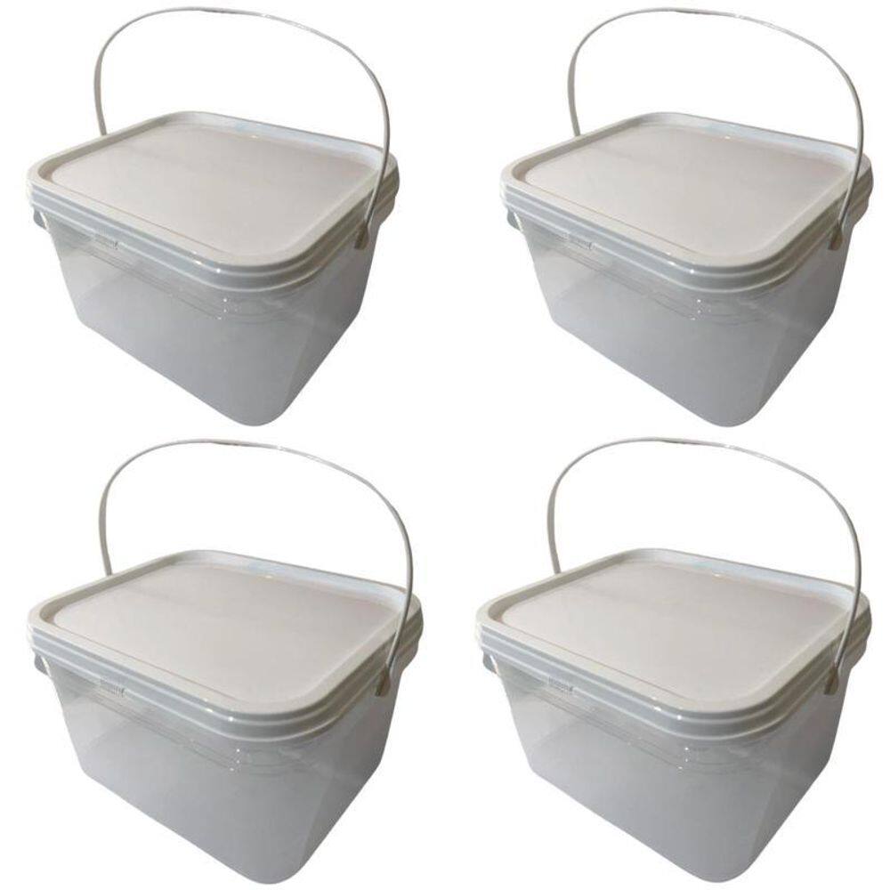 Balde 2-4L Para Armazenamento De Limão-Kit 4 Pçs