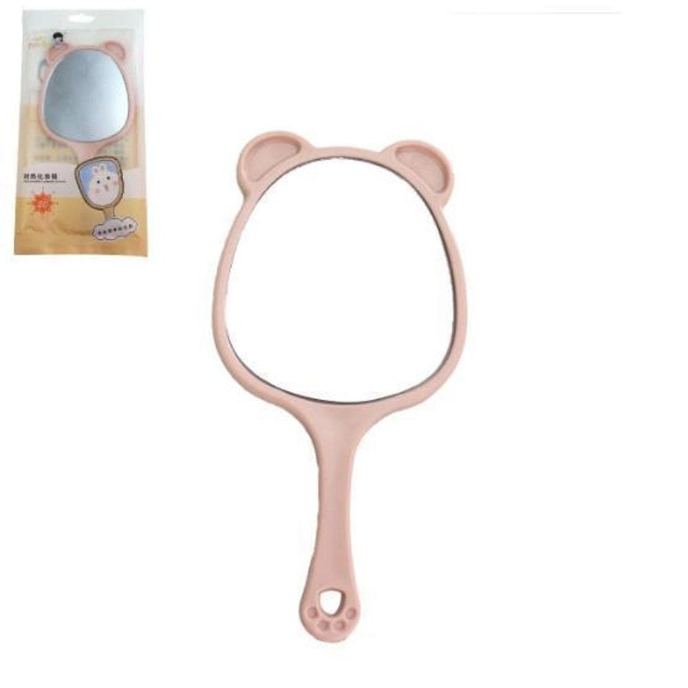 Espelho De Mão 18Cm Animais Plástico