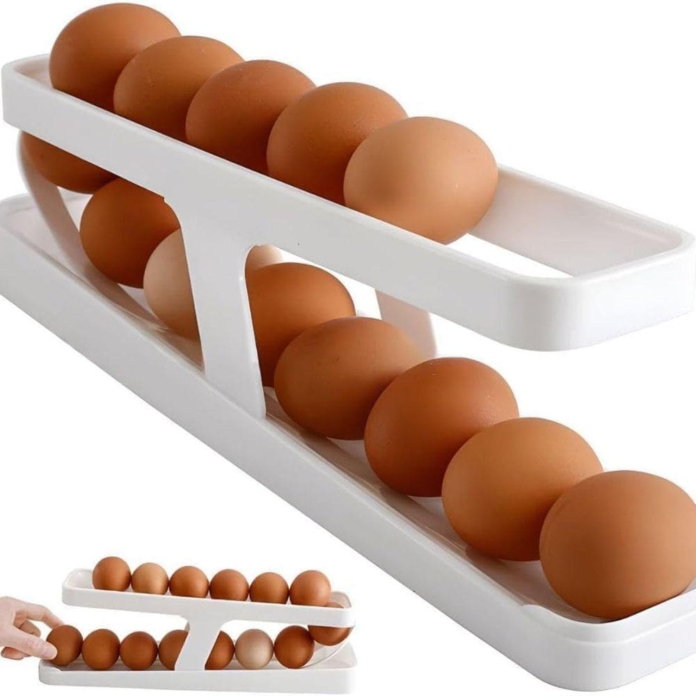 Organizador Ovos Geladeira Rolante Design Prático E