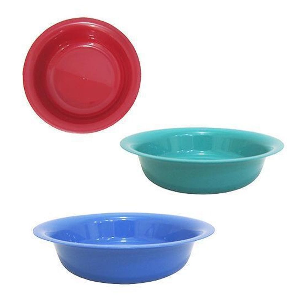 Bacia De Plastico Redonda Para Feirante Colors 700Ml 19Cm