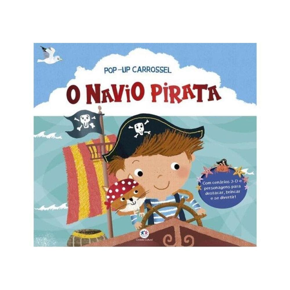 O Navio Pirata - Livro Poup-Up Carrossel