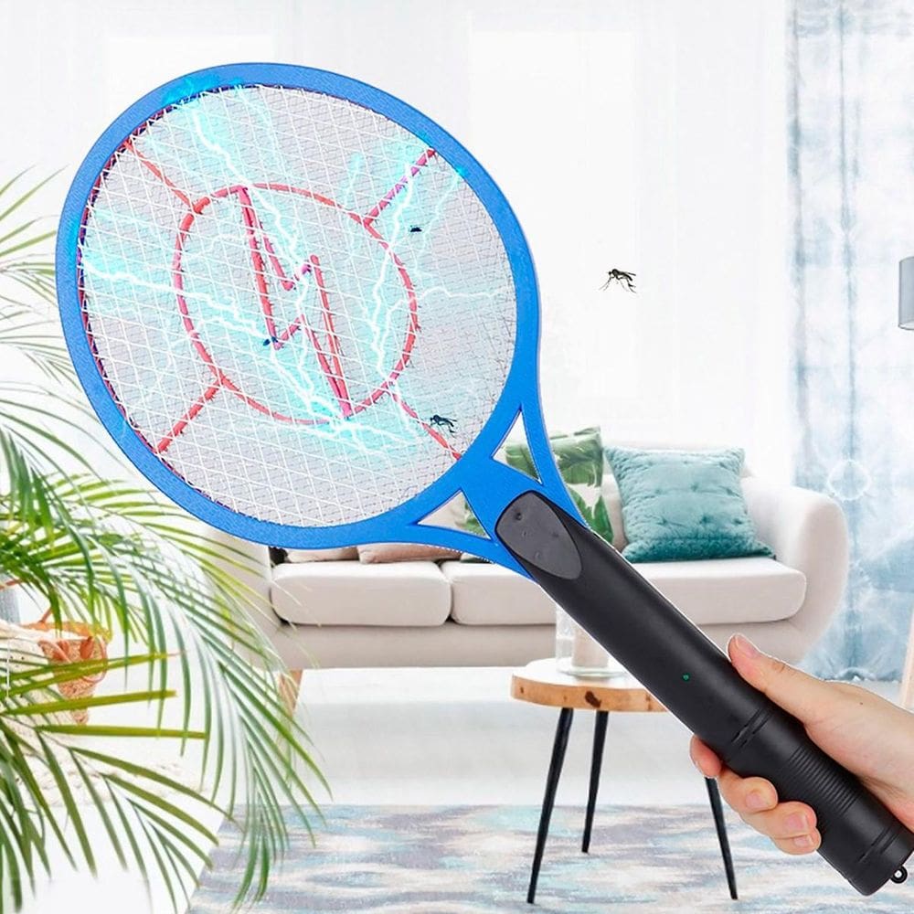 Raquete Mata Mosquitos Pernilongos Para Proteção Completa