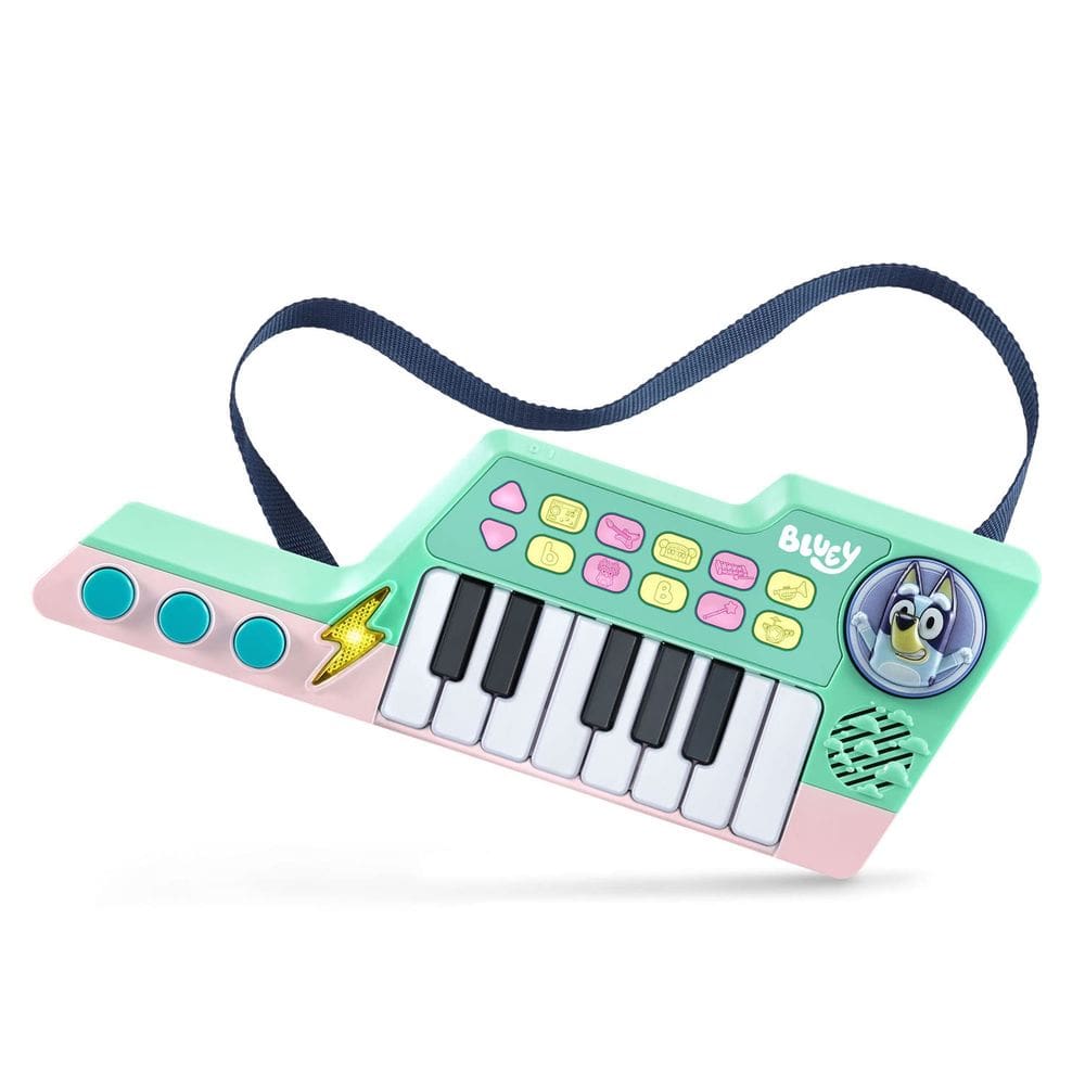 Keytar VTech Bluey Bluey`s Keytar com 10 melodias de 3 a 6 anos