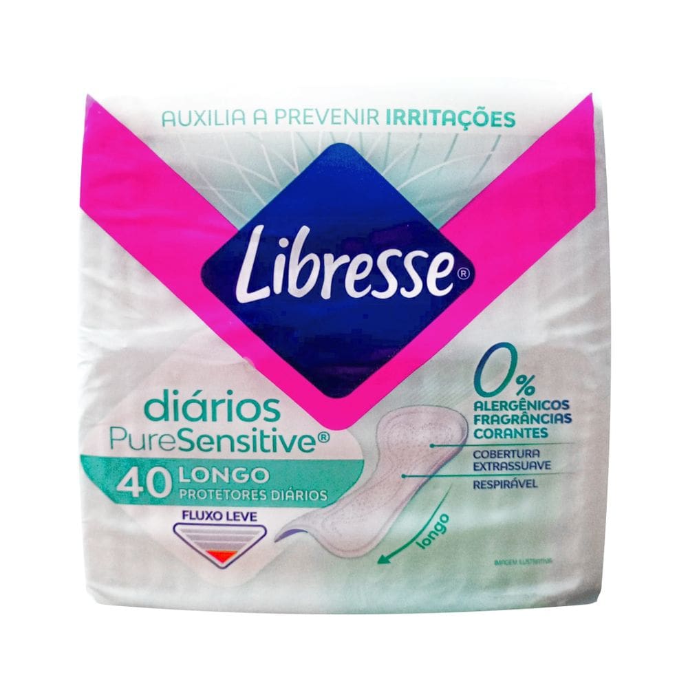 Absorvente Protetor Diario Libresse Longo C/40 Un