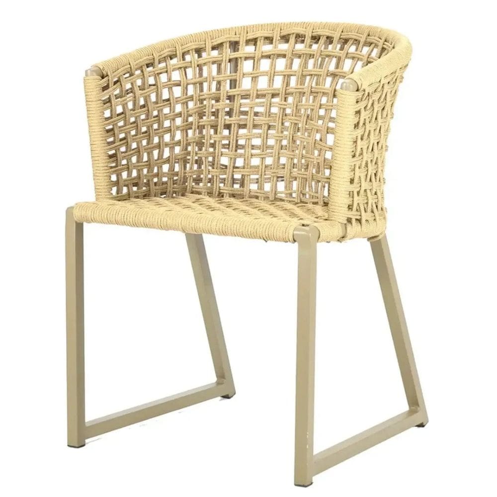 Cadeira para Cozinha com Corda Naltica Bege