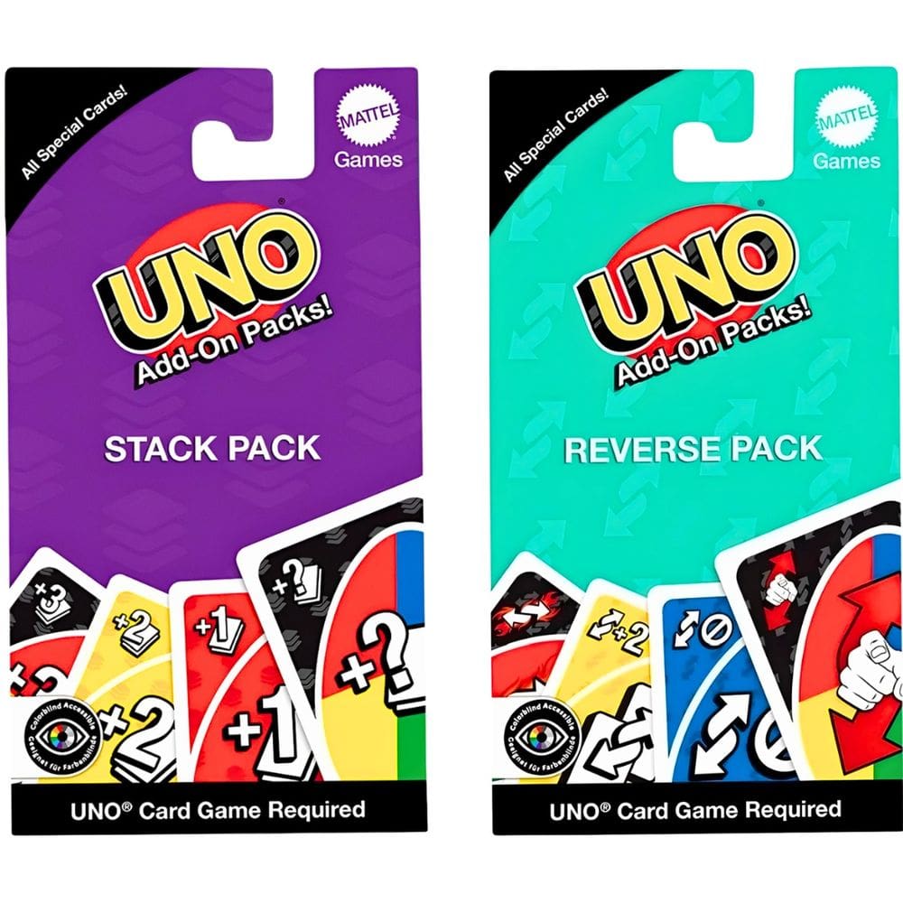 Kit Packs Uno Pacotes Adicionais Empilhar + Inverter Mattel