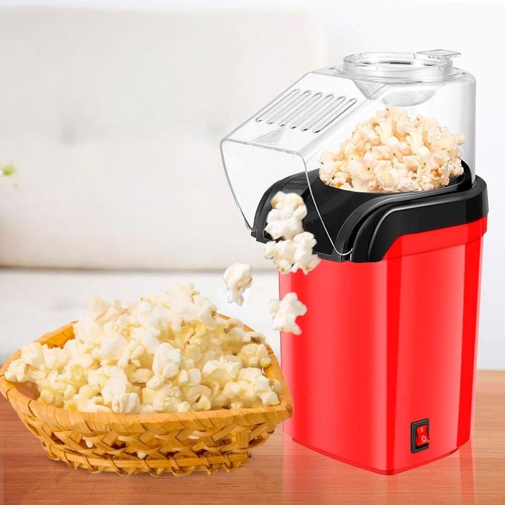 Pipoqueira Elétrica Portátil Prepara Pipoca Saudável Rápido E Sequinhas 110V