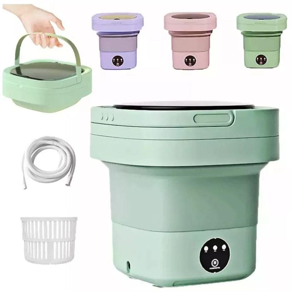 Maquina De Lavar Dobrável Mini Portátil