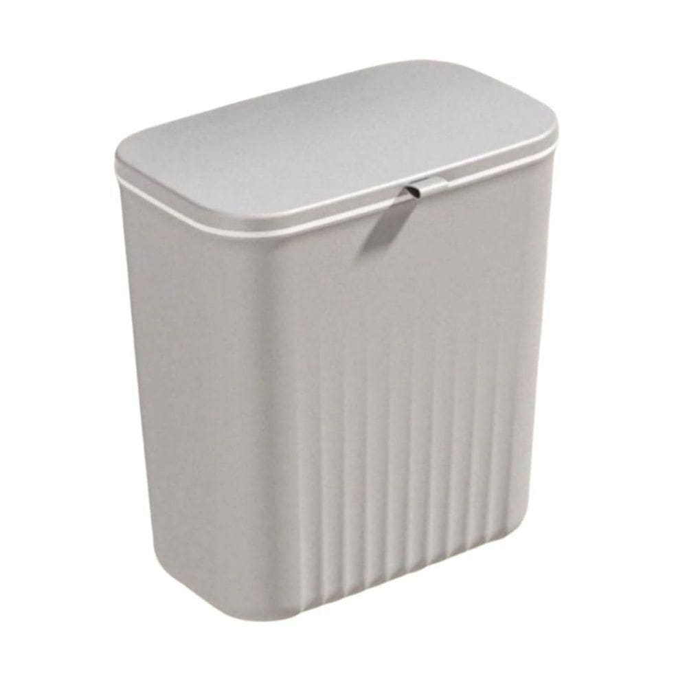 Lixeira Plástica Suspensa Com Tampa