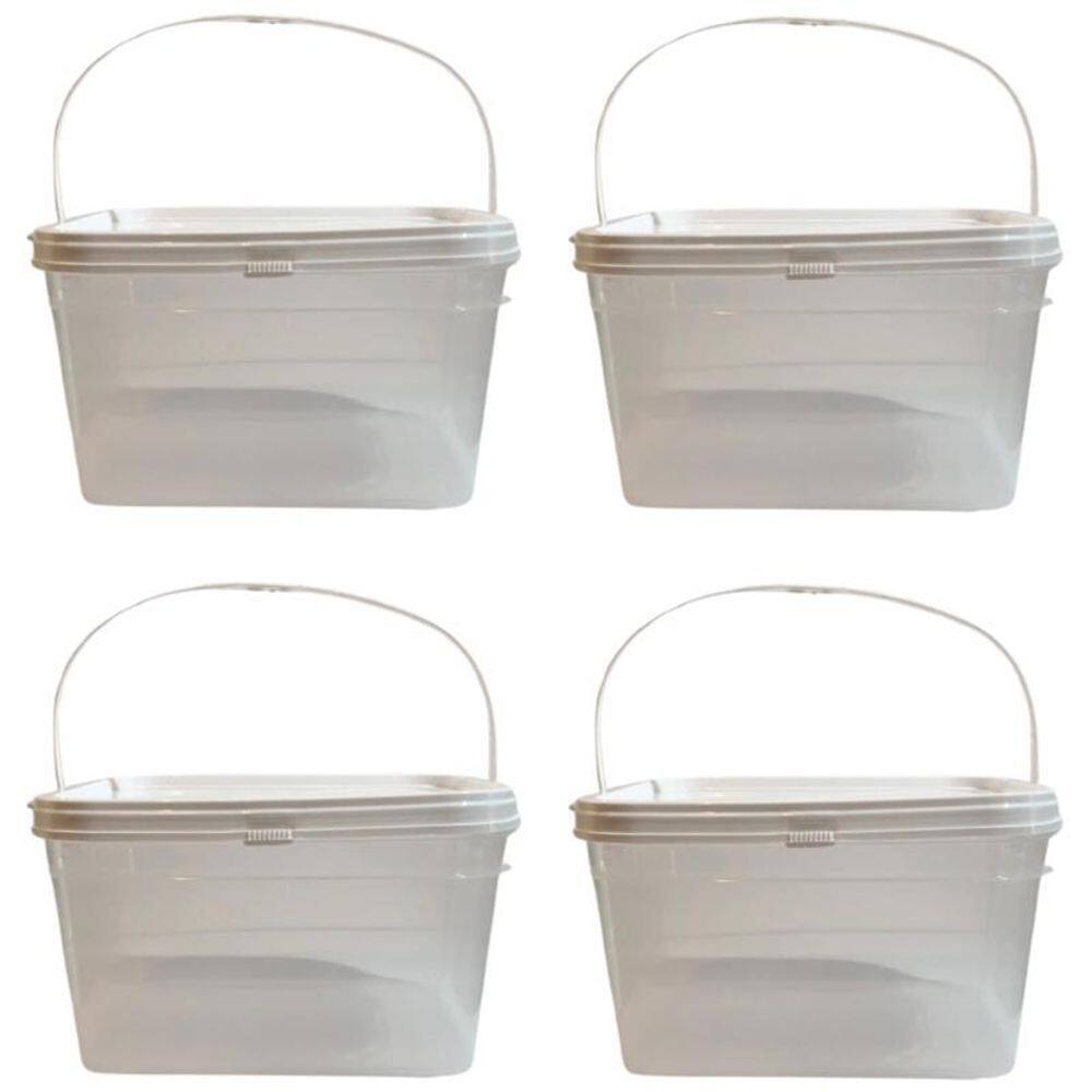 Baldes Para Sorvete Artesanal-Kit 4 Pçs