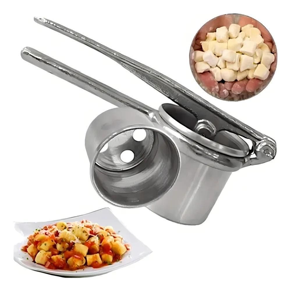 10X Nhoqueira Espremedor De Nhoque Em Alumínio Reforçado