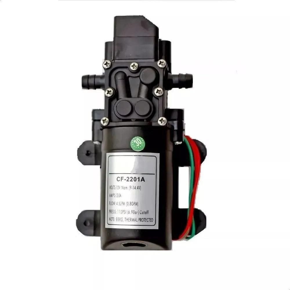 Bomba 12V 110Psi Muito Forte Vazão 4,5L/M Pressão
