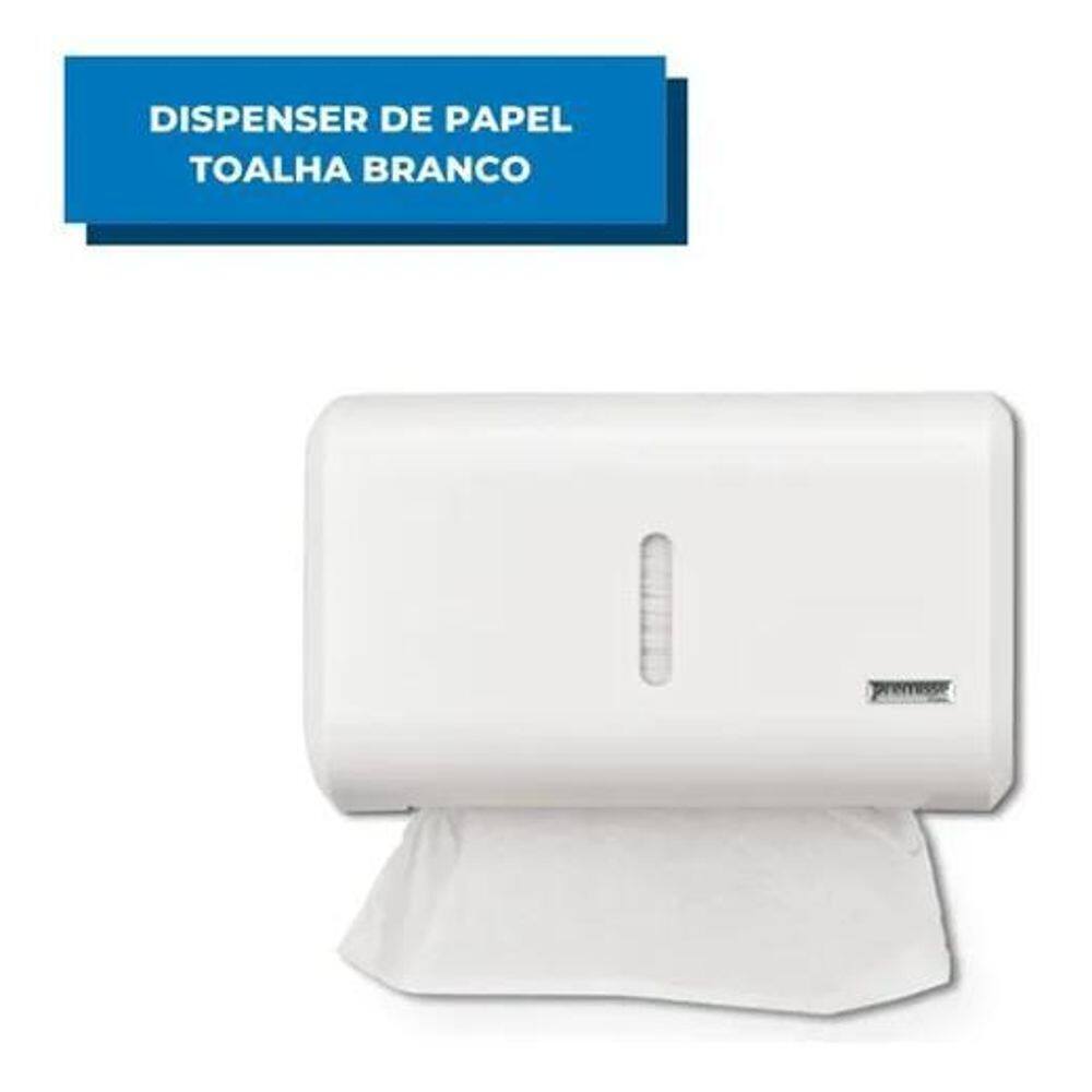 Dispenser Papel Toalha Interfolha Suporte Parede Banheiro Co