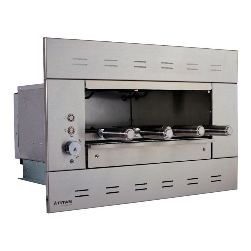 Churrasqueira Elétrica Embutir Prime 4 Espetos 127V Painel