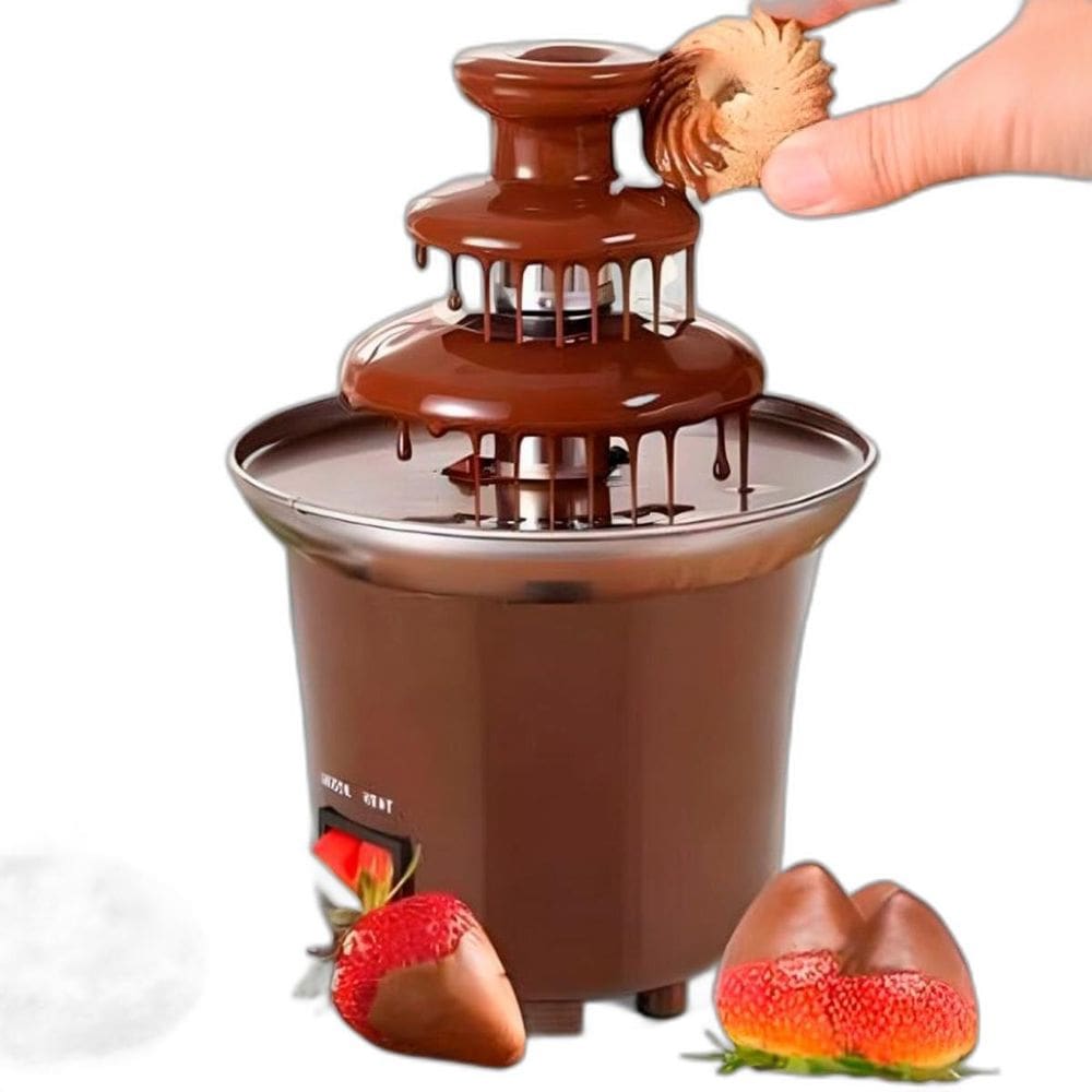 Mini Cascata Chocolate Gourmet Ideal Bancada E Fondue 110V