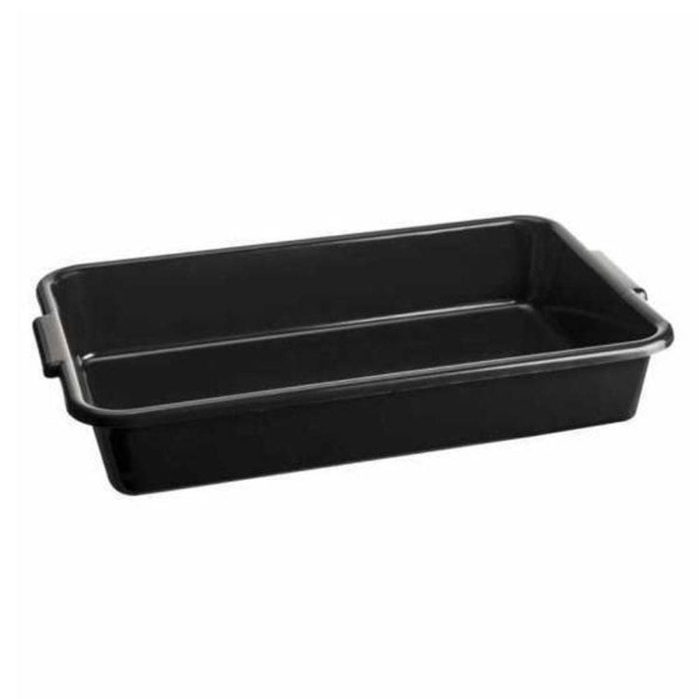 Bandeja Plástica Retangular 7 Lts Multiuso Preta 43X29Cm
