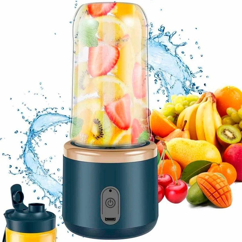 Mini Liquidificador Portátil 400Ml Processador De Frutas