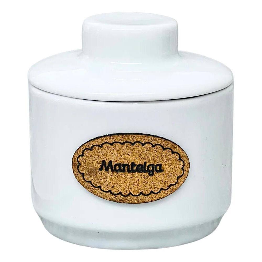 3X Mantegueira Francesa Em Porcelana Premium Branca 250 Gram