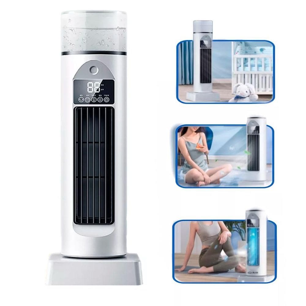 Ventilador Torre Com Temporizador E Frequência Ajustável