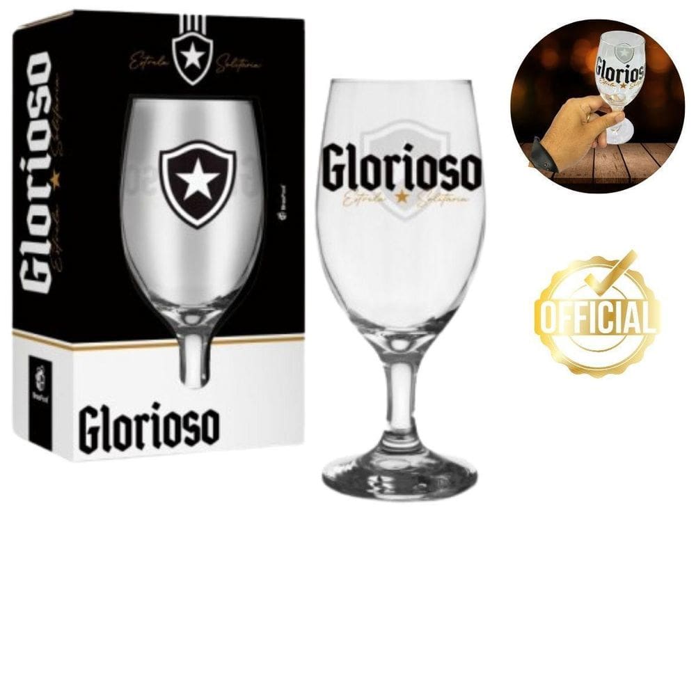 Taça Windsor 330Ml Vidro Refoçado Vinho Chopp Cerveja Time