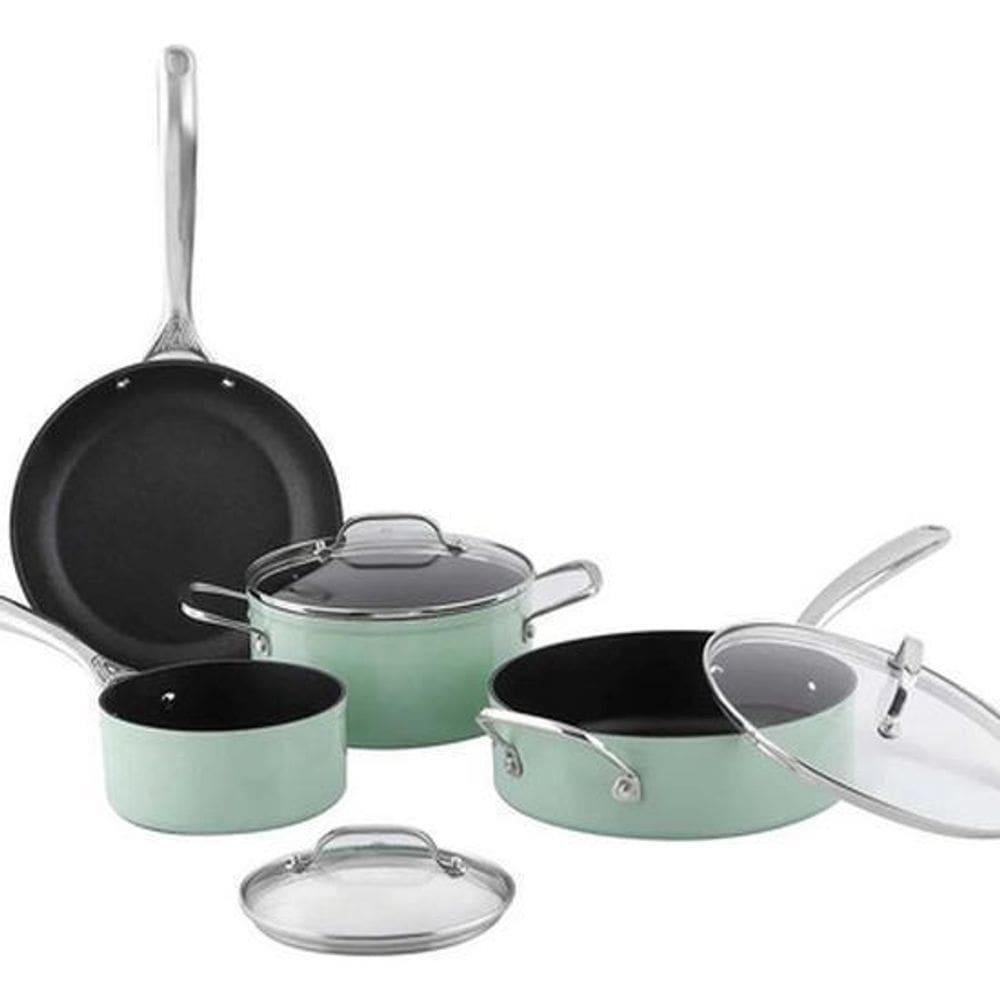 Conjunto De Panelas Cookpro 4 Peças Em Aluminio Verde