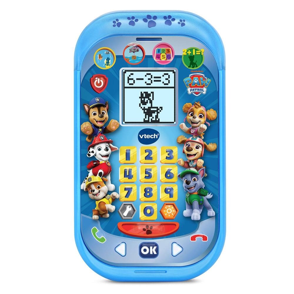 Missão de resgate da patrulha Learning Phone VTech PAW com 4 atividades