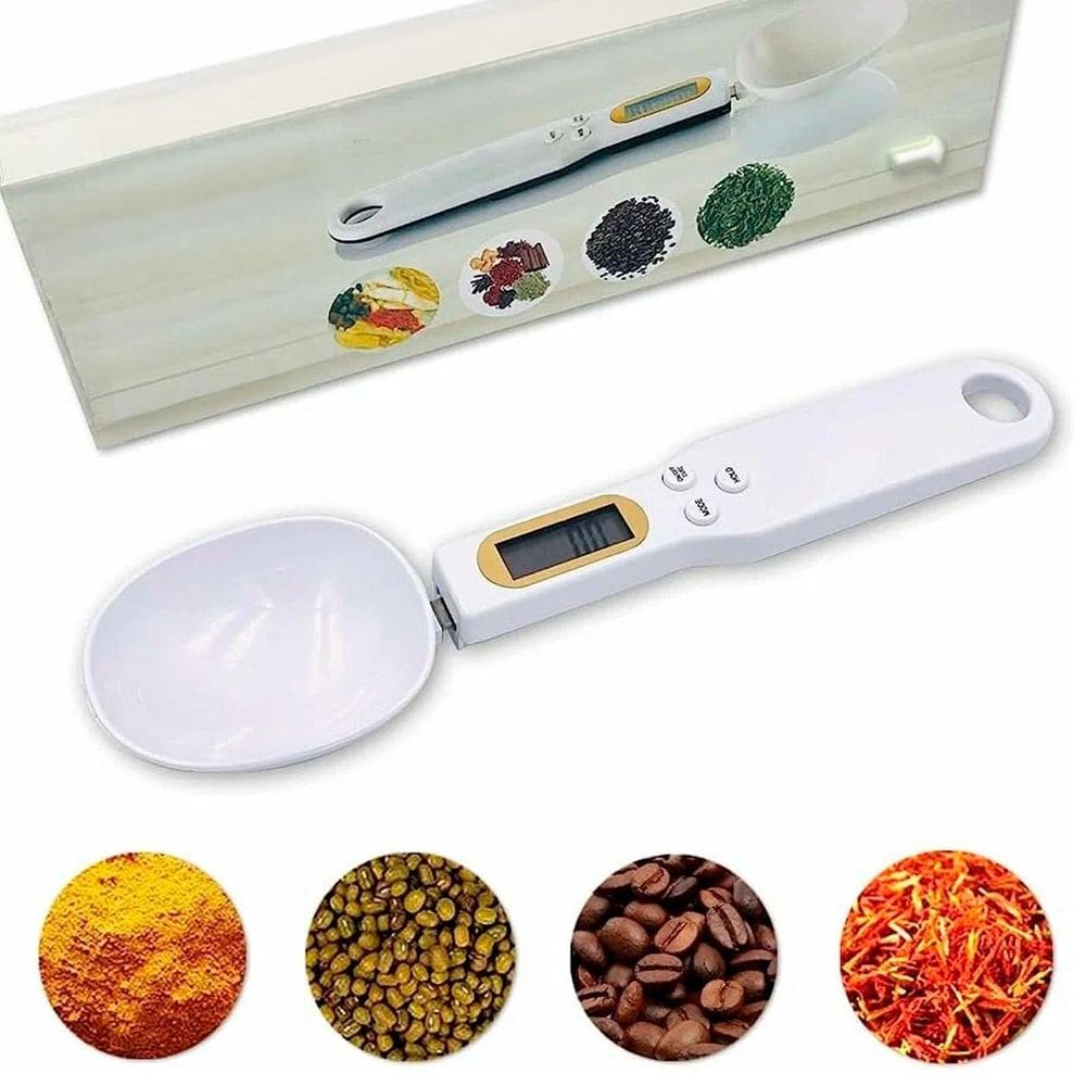Colher Digital De Precisão Ideal Para Pesagem Na Cozinha