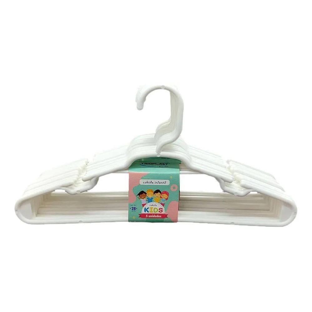 10X Kit 15 Unidades Cabides Infantis Roupa Infantil Bebê Co