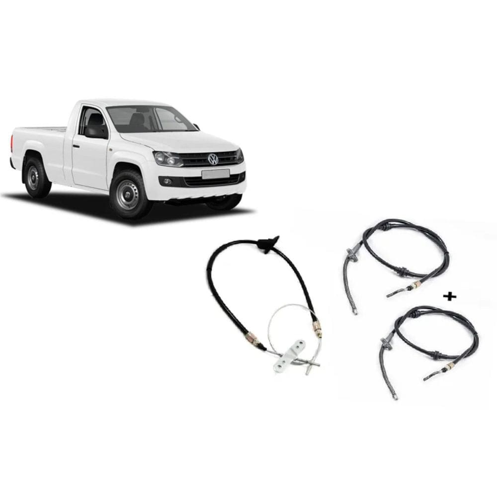 Kit Cabo Freio De Mão Amarok Dianteiro Mais Traseiros