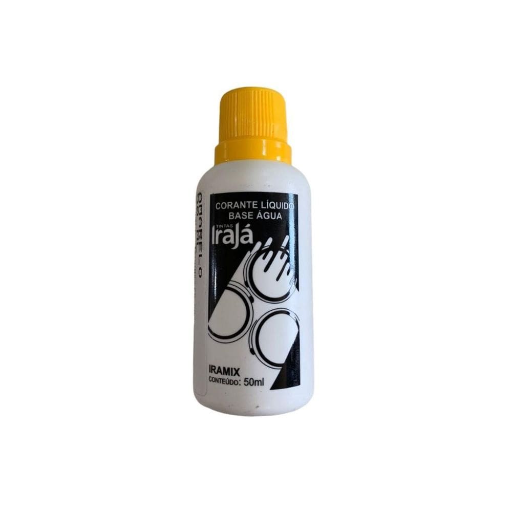 Pigmento Corante Líquido Bisnaga Tinta 50Ml Amarelo Irajá