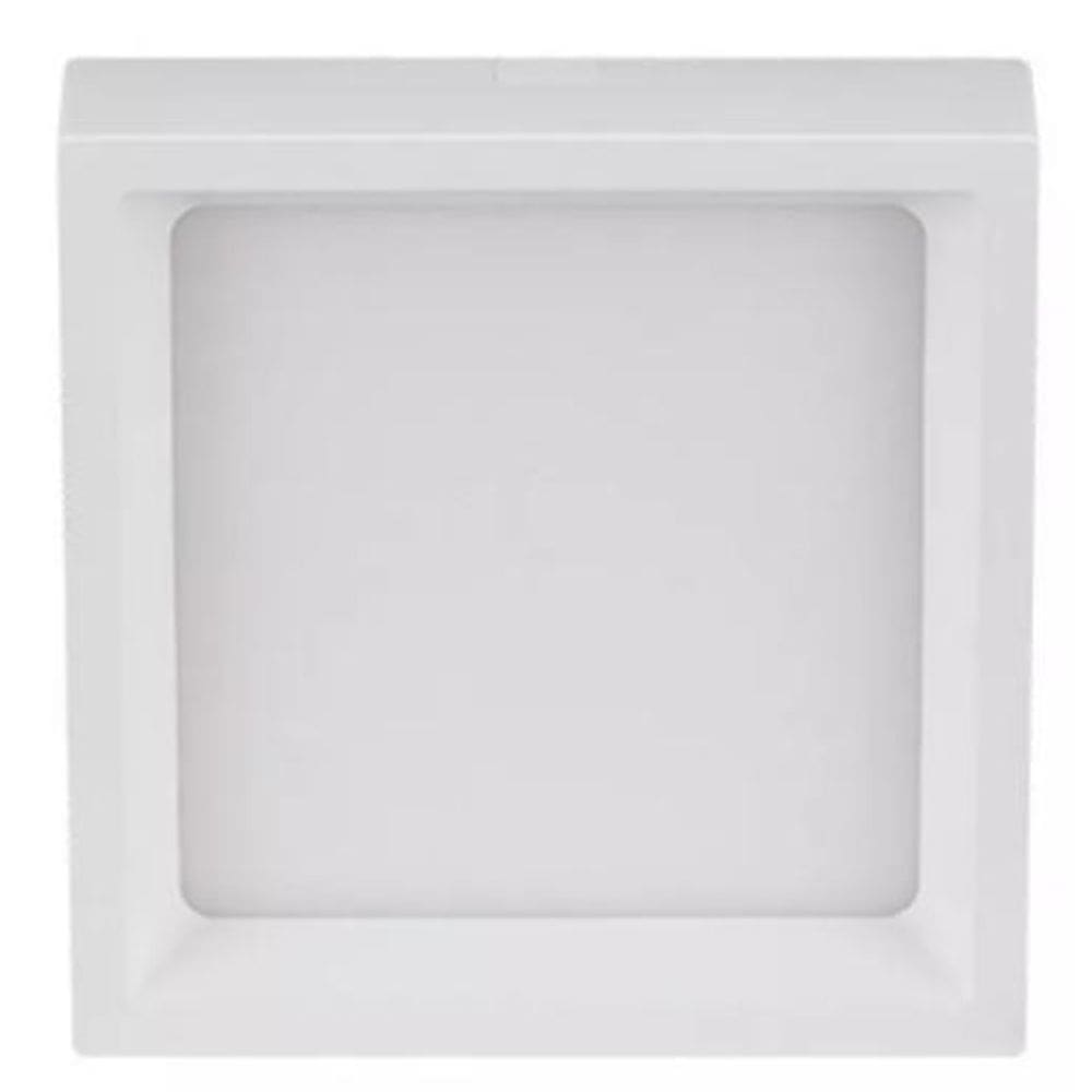 Painel Led Sobrepor Quadrado Recuado 18W 3000K