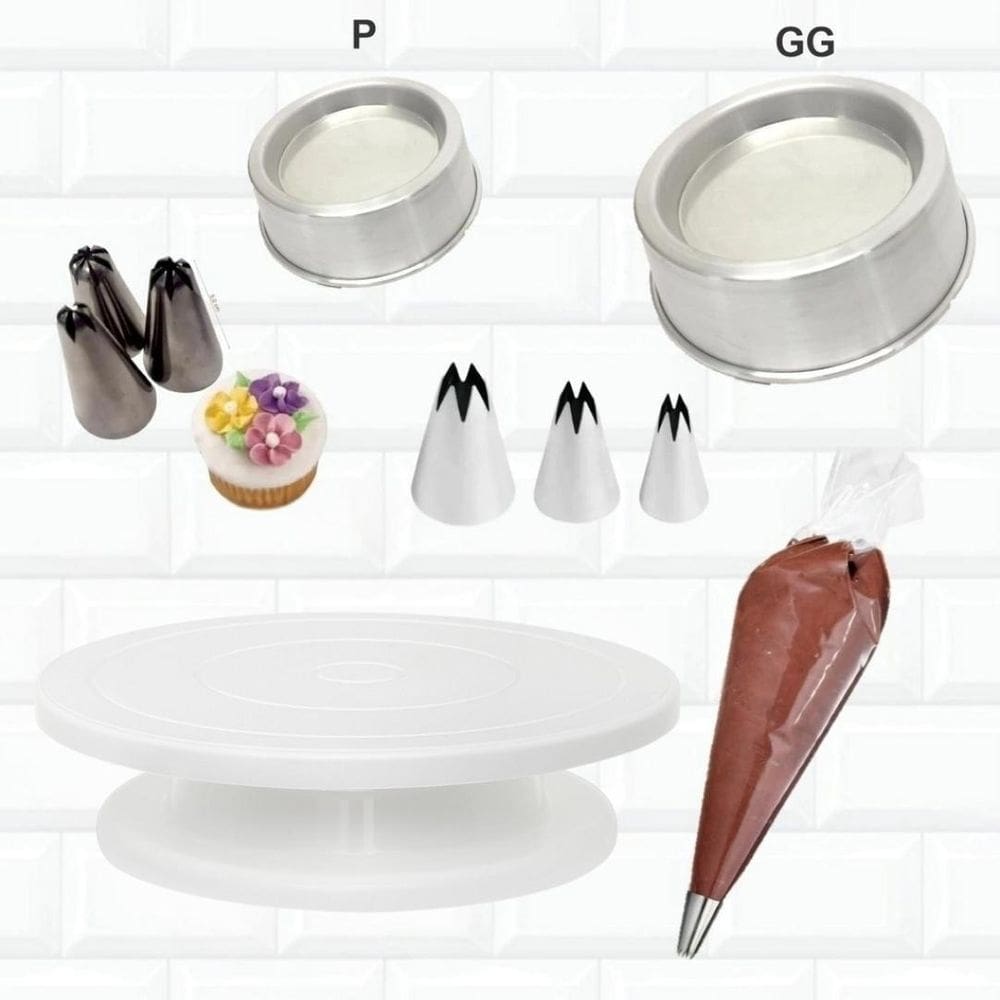 Kit Confeitaria Iniciante Bailarina + Forma Ballerine + Bico