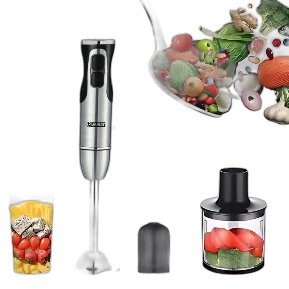 Mixer Processador 4 Em 1 Inox 500W 110V - Alta Eficiência