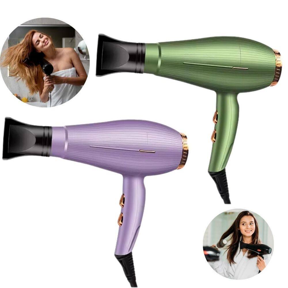 Secador De Cabelo Azul Ion Titanio Alto Desempenho Oficial