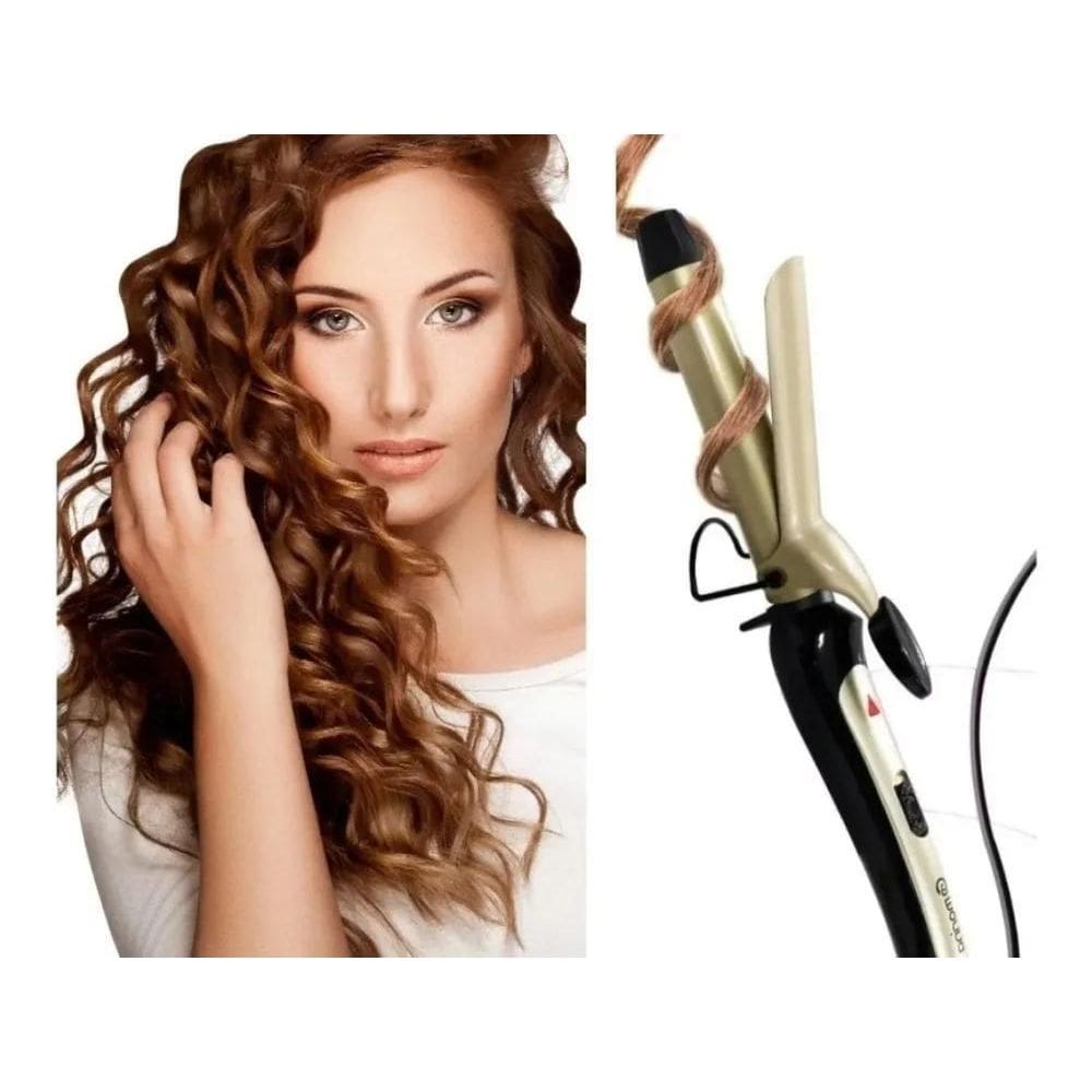 2X Cacheador De Cabelos Modelador De Cachos Grossos 25Mm Biv